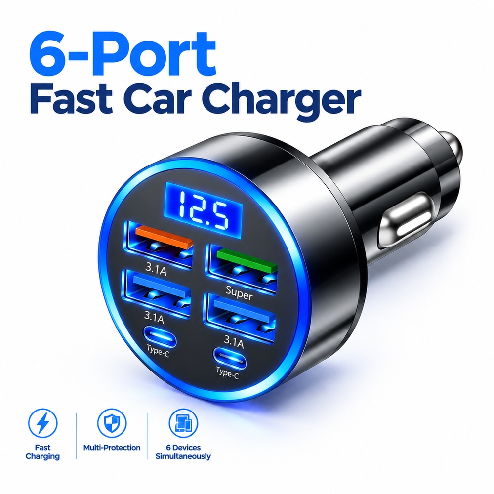 Fast Ev Charger - USB Araç Şarj Adaptörü: Araç Portunu