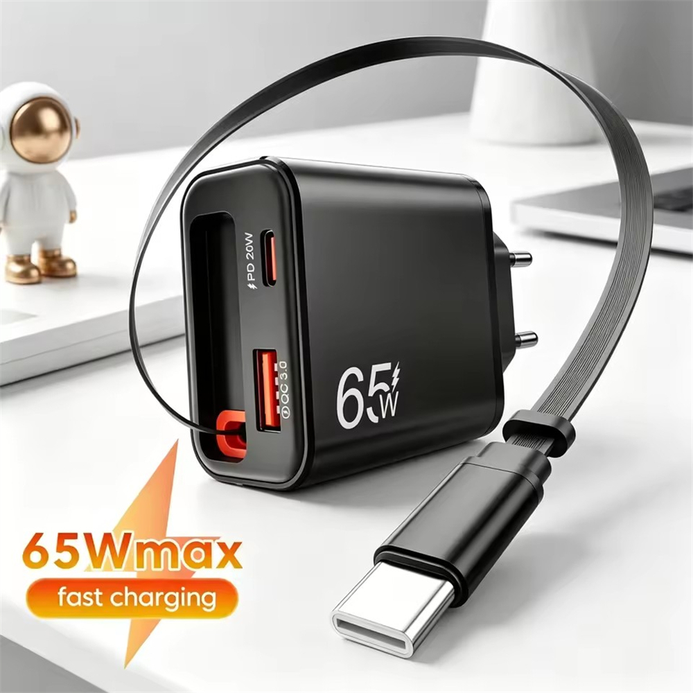 Ev Charger - 65W USB Telefon Şarj Cihazı, iPhone