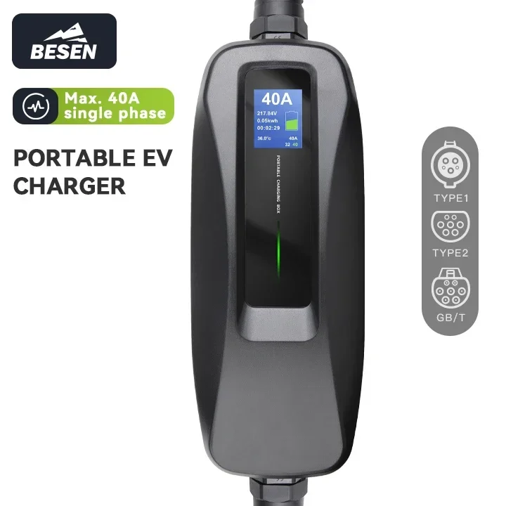 BESEN 8.8kW Taşınabilir Tip 1  - Portable Ev Charger incelemesi ve fiyatı